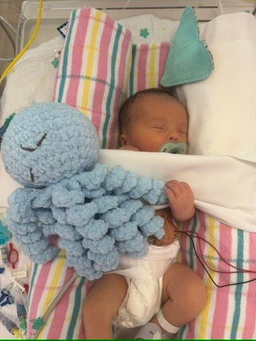 Ollie The Calming Octopus LIGHT BLUE