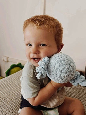 Mini Ollie The Calming Octopus LIGHT BLUE