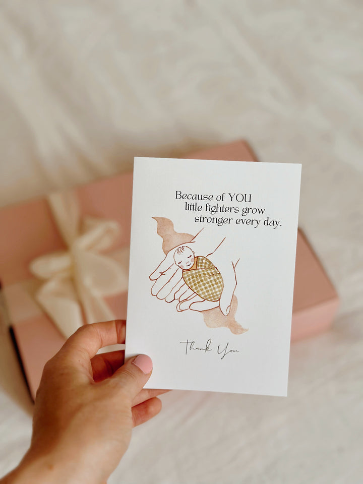 Nurse/Doctor Thank you Greeting Card FREE GIFT