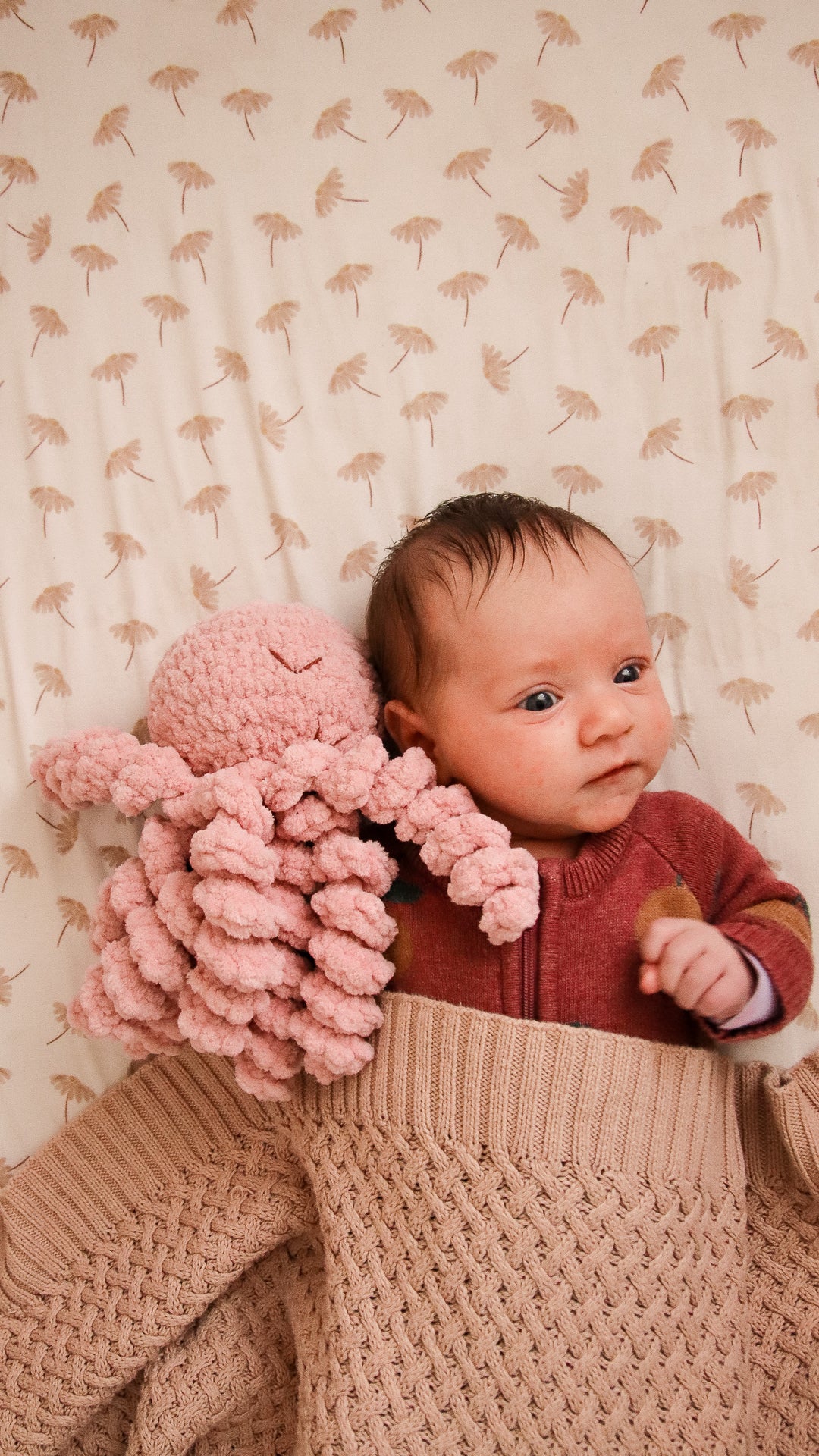 Mini Ollie The Calming Octopus BLUSH