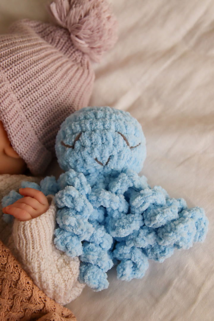 Mini Ollie The Calming Octopus LIGHT BLUE