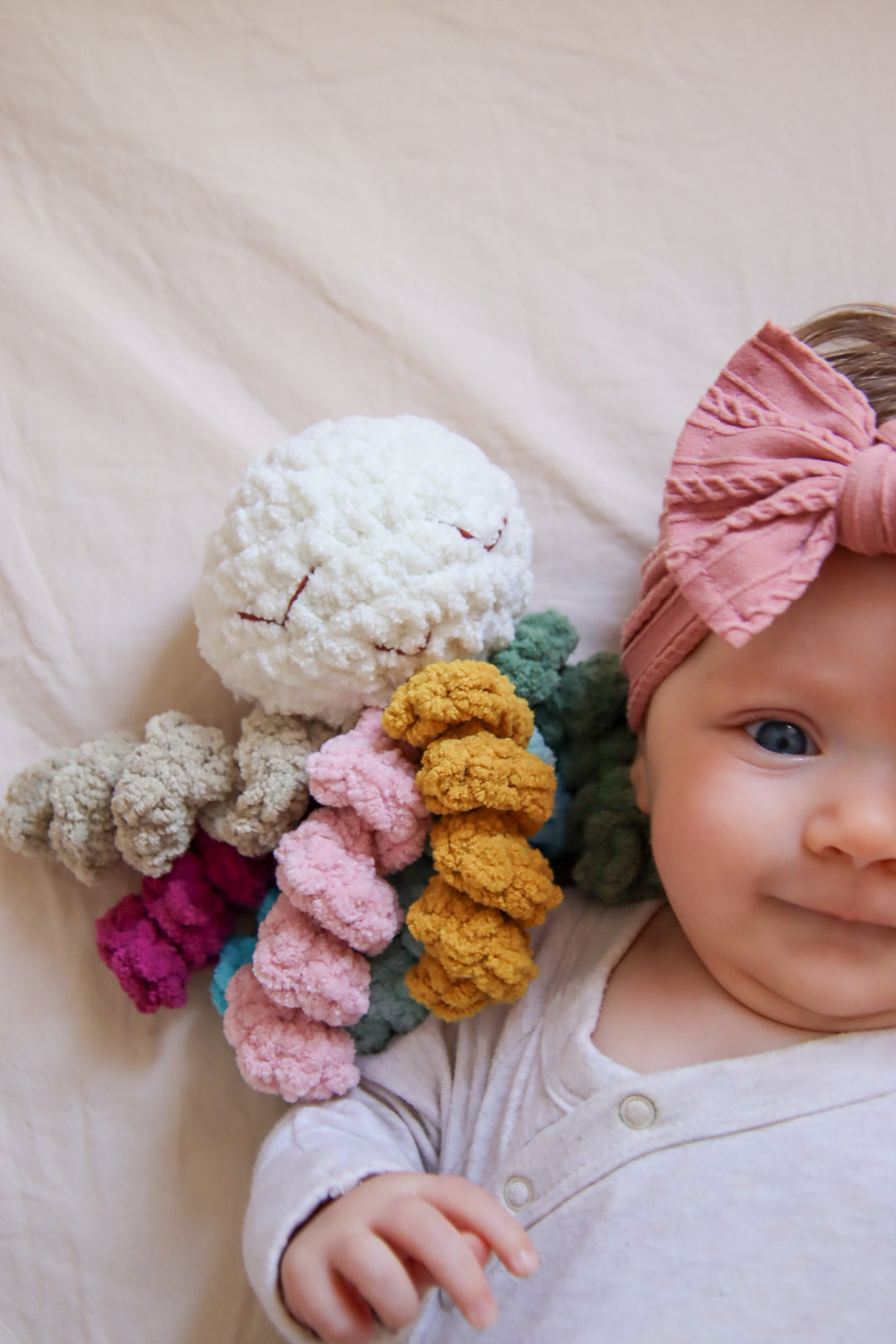 handmade NICU octopus for rainbow babies or for mums who have had miscarriages or lost babies during pregnancy, or had a stillbirth. 
