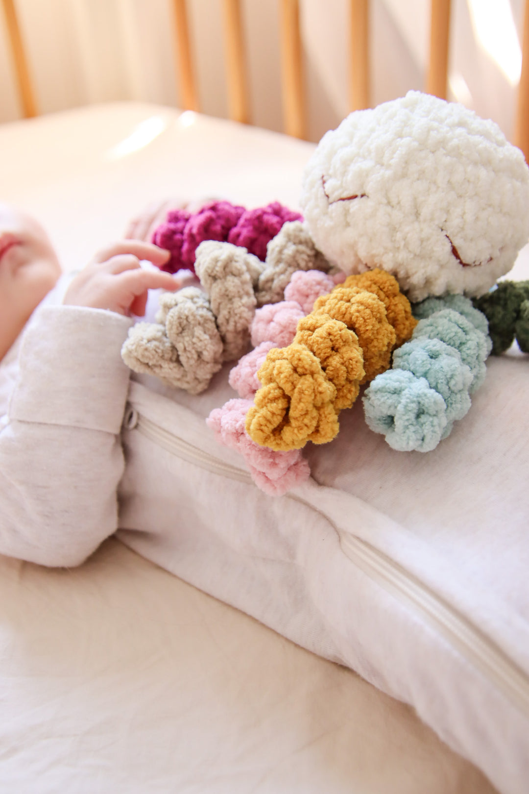 handmade NICU octopus for rainbow babies or for mums who have had miscarriages or lost babies during pregnancy, or had a stillbirth. 