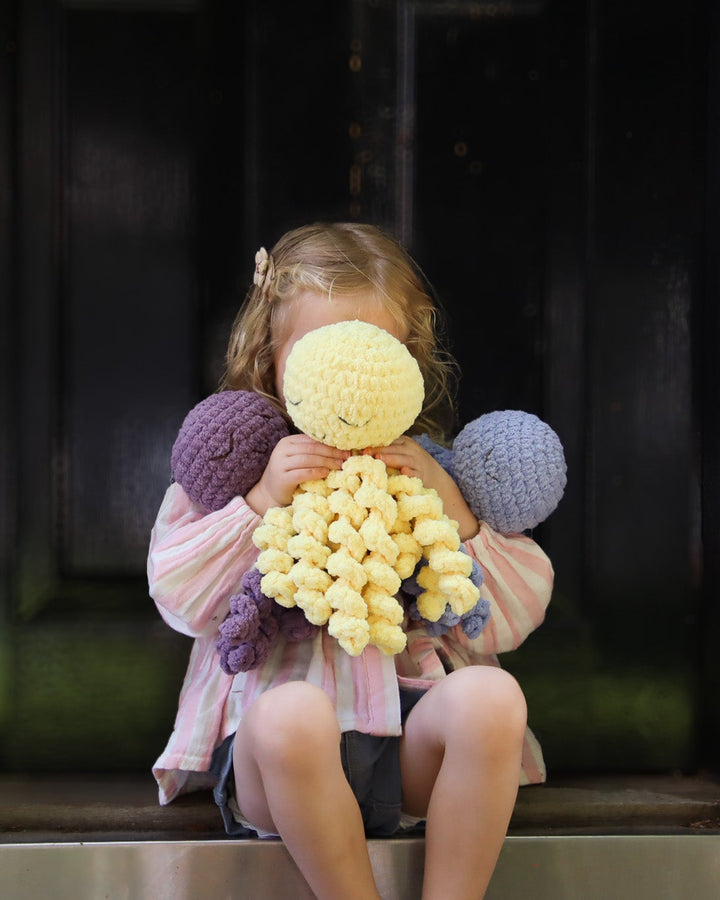 butter yellow periwinkle dustly lilac nicu octopus baby comforter best seller 