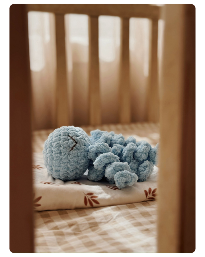 Mini Ollie The Calming Octopus LIGHT BLUE